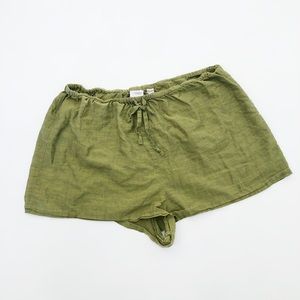 VS Victorias Secret Green Cotton Shorts Size S